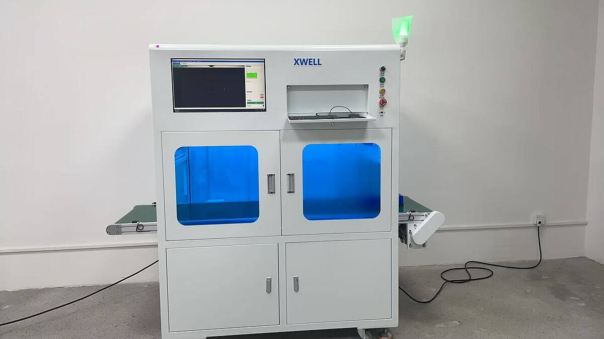 XWELL CCD inspection machine for cylindrical battery pack production
