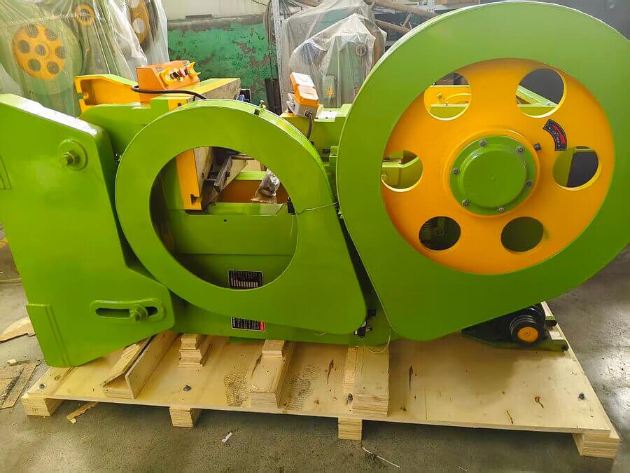 XWELL 63T busbar punching machine prepared for shipment to India
