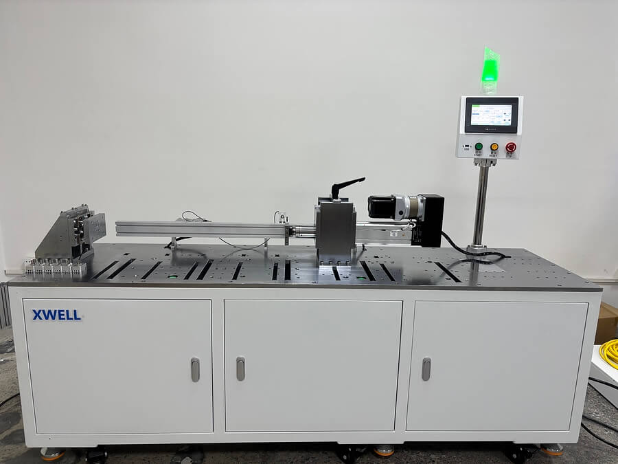 XWELL XW-PC12 prismatic battery compress machine prepared for shipment to Pakistan